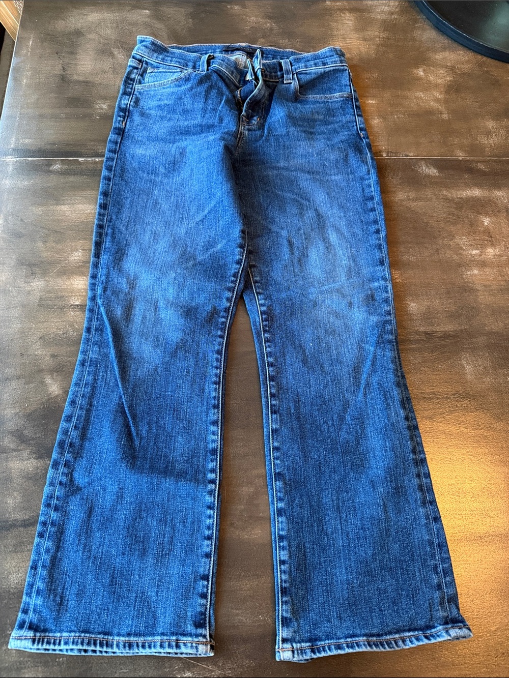 J Brand Women's Dark Blue Wide Leg Jeans